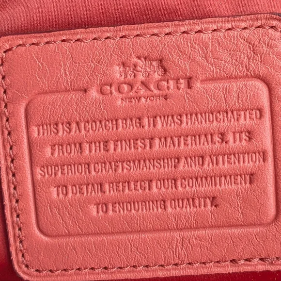 Coach NWT Madison Twist Leather Carrie Satchel F27681 - Picture 9 of 11